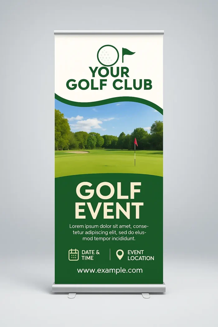 Roller Banners Golf Events