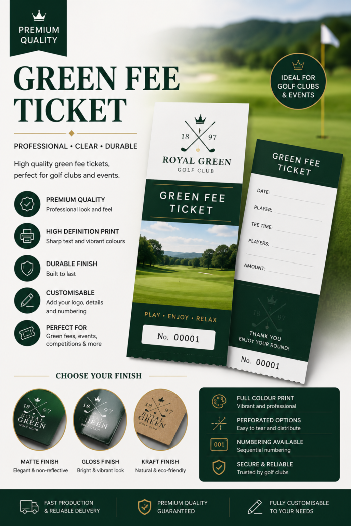 Green Fee Ticket